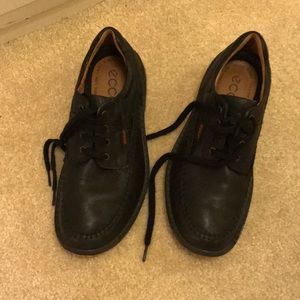 Black Ecco loafers